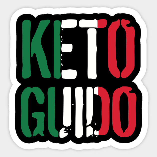 keto-guido-all-products, your file must be Sticker by Gerald Guzmana